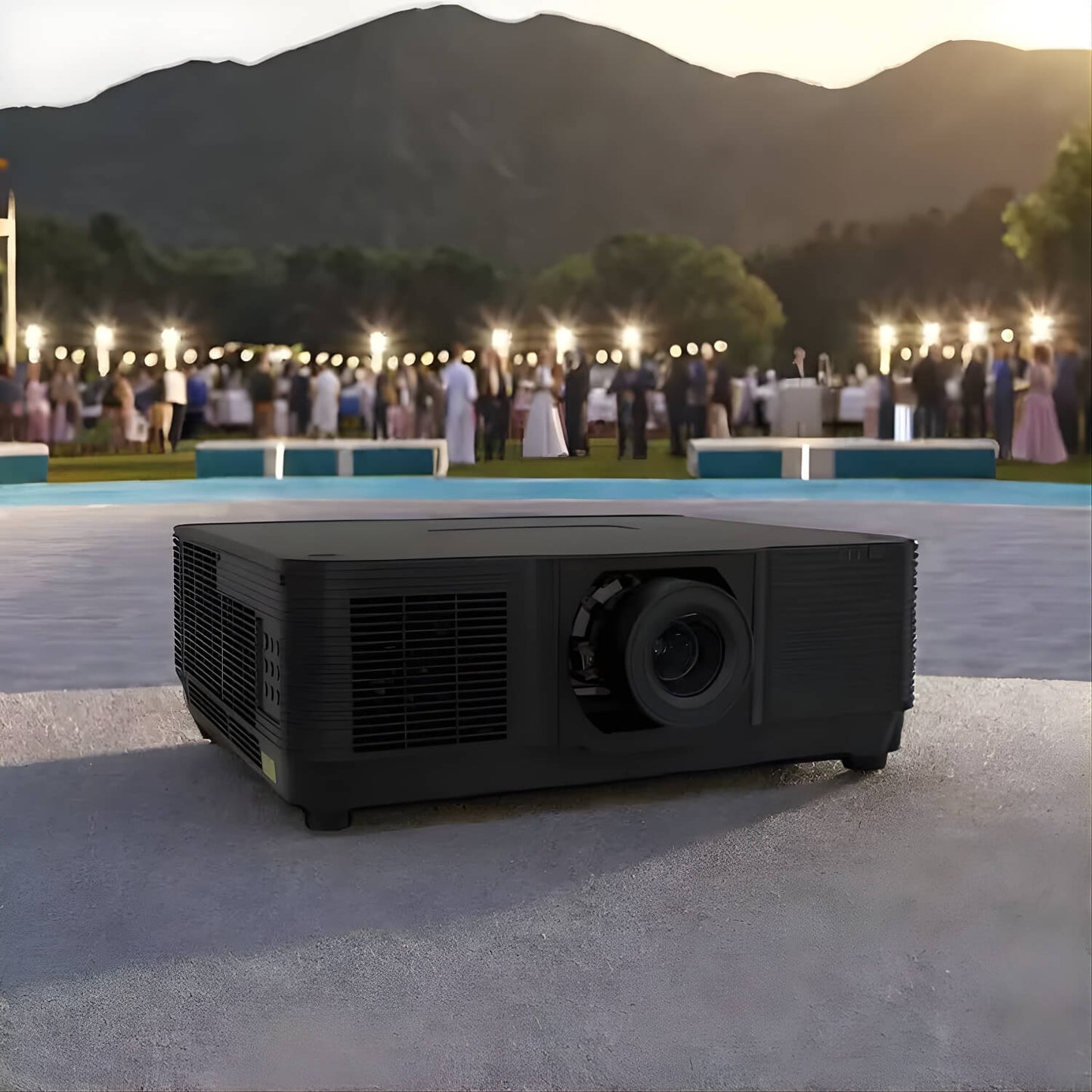 MYT-H16K 3D Mapping Laser Projector 16000 Lumens for Building Facades