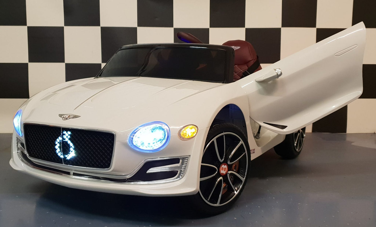 Bentley EXP barnbil 12 volt med fjärrkontroll vit