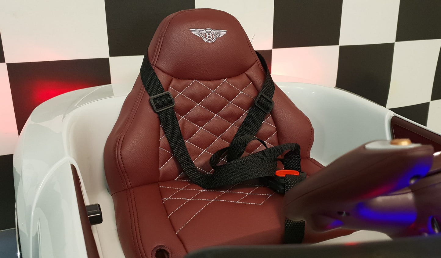 Bentley EXP barnbil 12 volt med fjärrkontroll vit