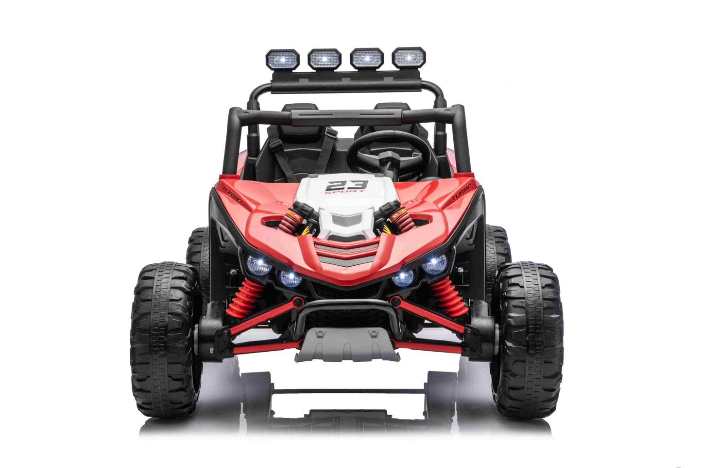 Patrol barnbuggy 24 volt röd