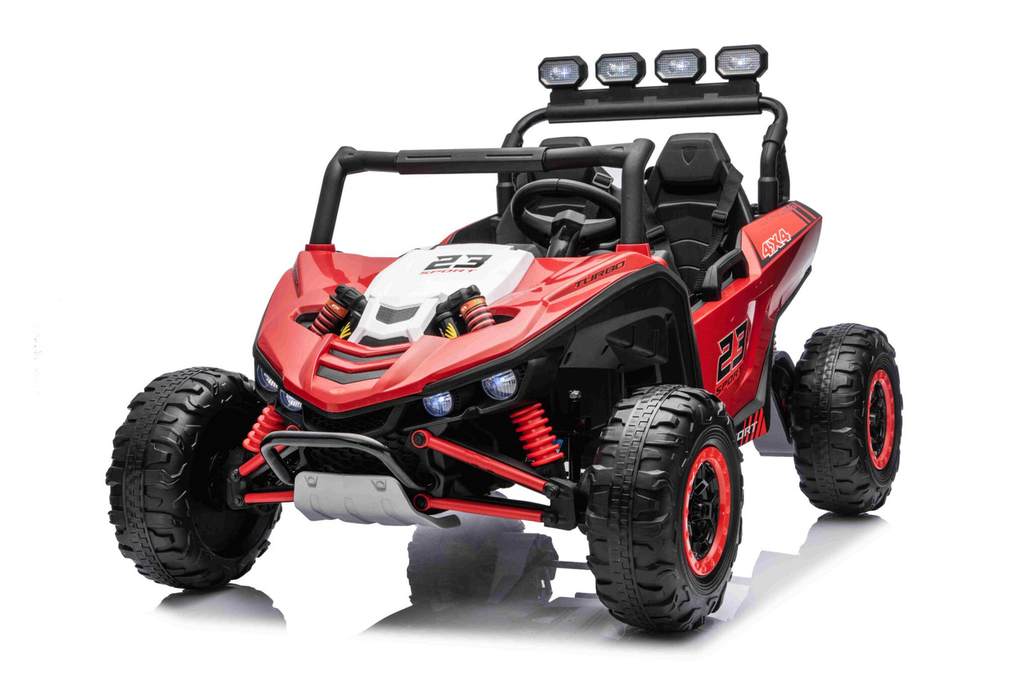 Patrol barnbuggy 24 volt röd