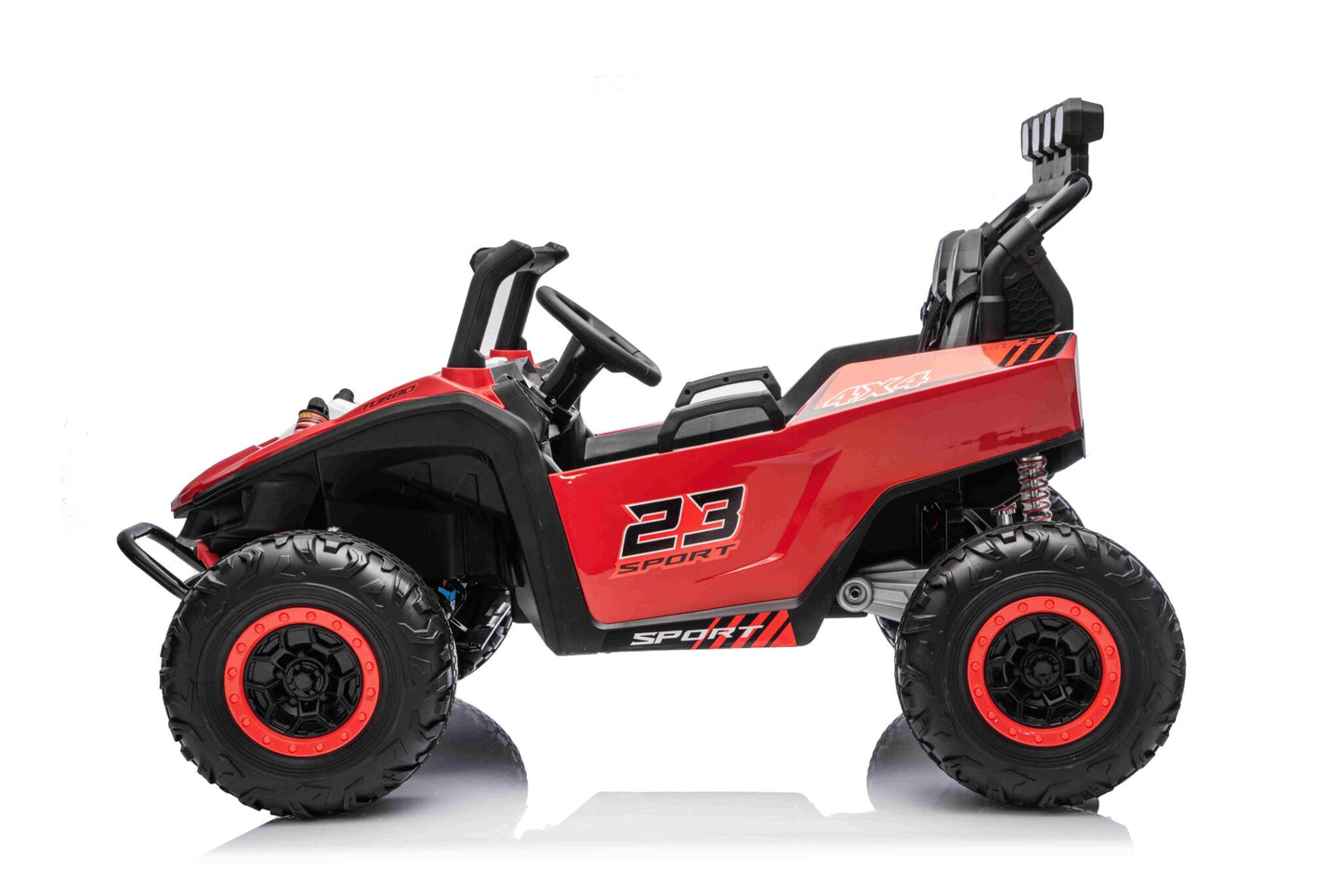 Patrol barnbuggy 24 volt röd