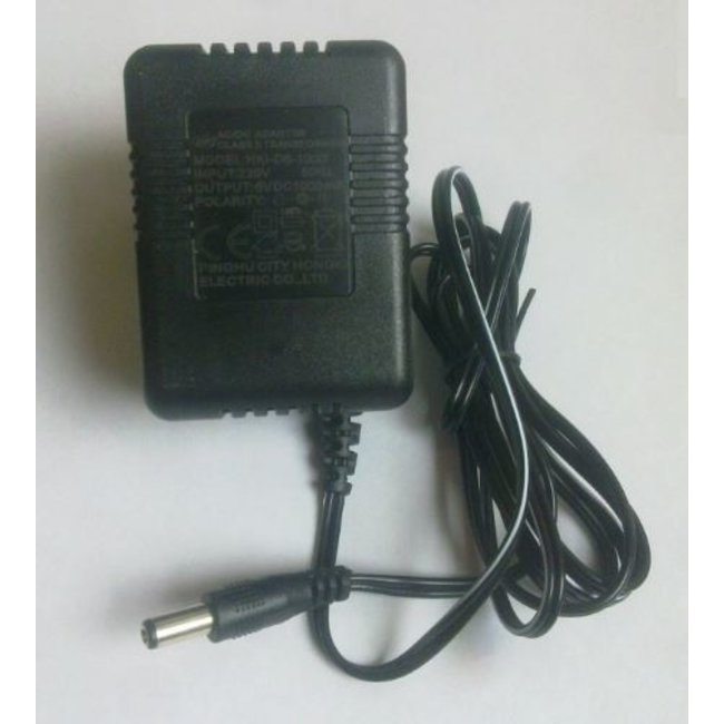 Laddare 6 volt 1000 mA med rund kontakt