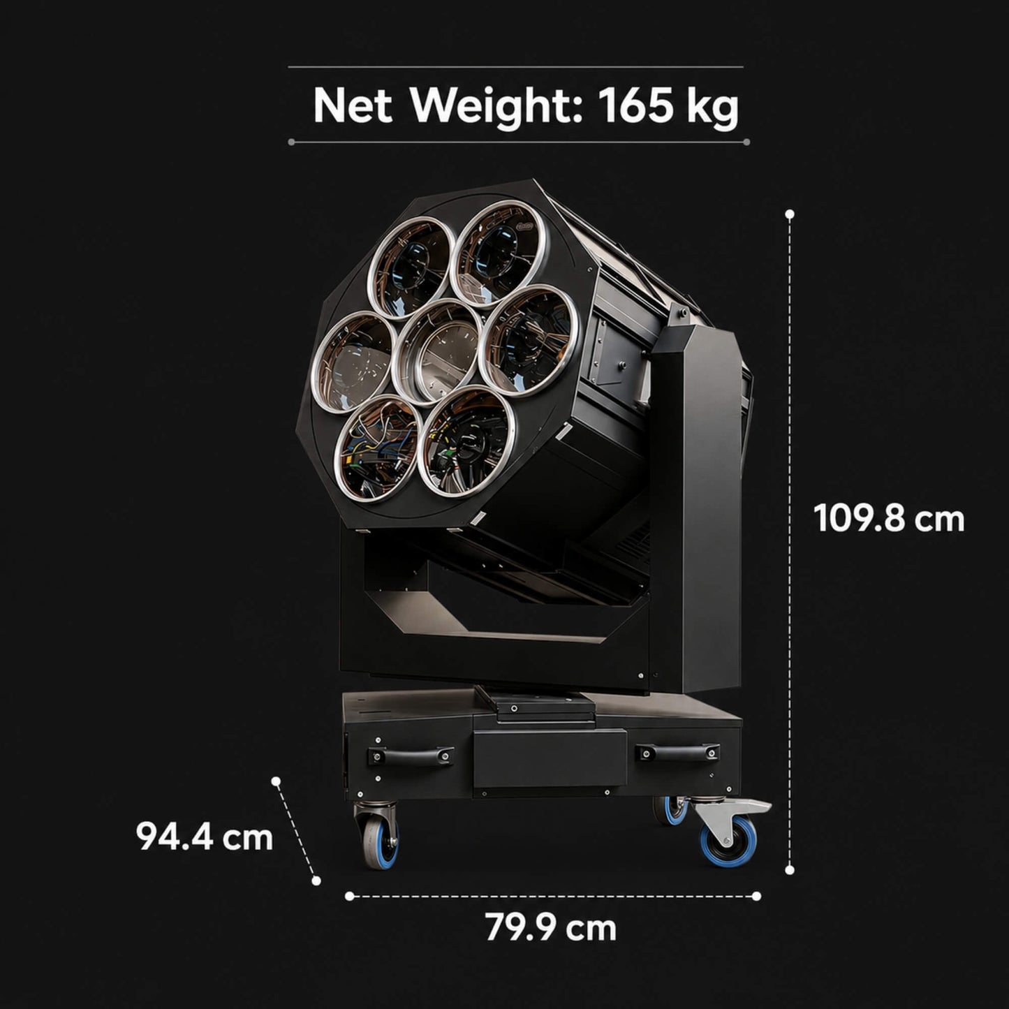 O78 DMX Sky Laser Projector 7000W IP65 for Landmarks